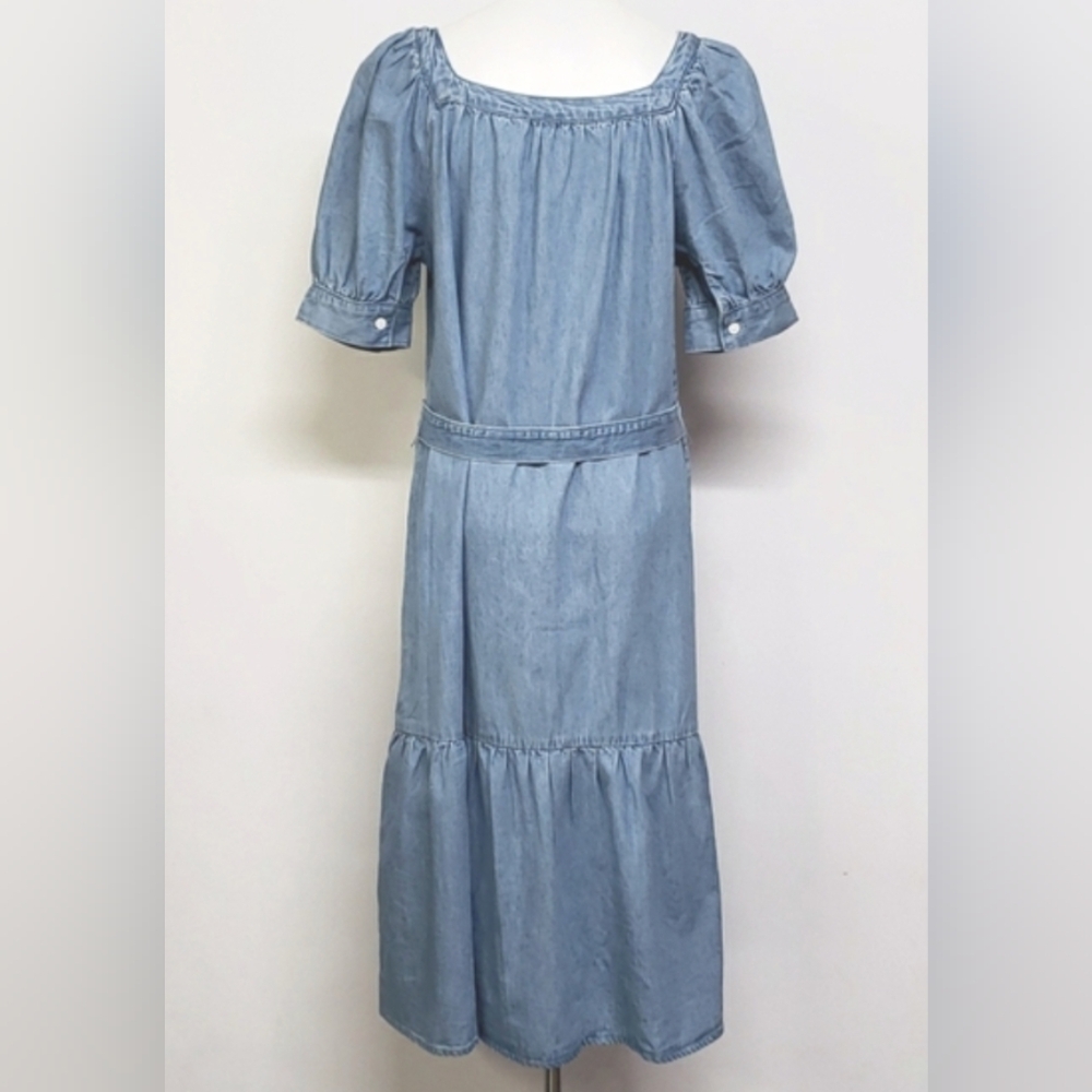 Levi's Light Blue Midi Dress - Picture 7 of 15